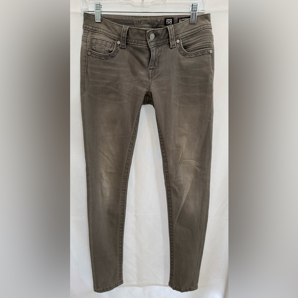 Miss Me Women's Gray Skinny Jeans • Size 25